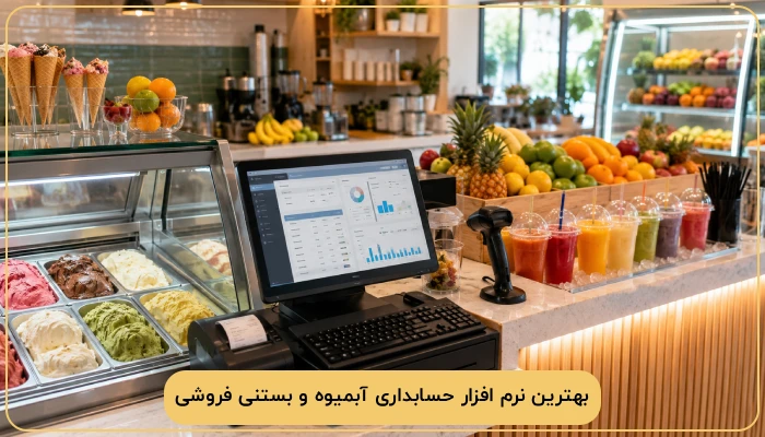 بهترین نرم افزار حسابداری آبمیوه و بستنی فروشی